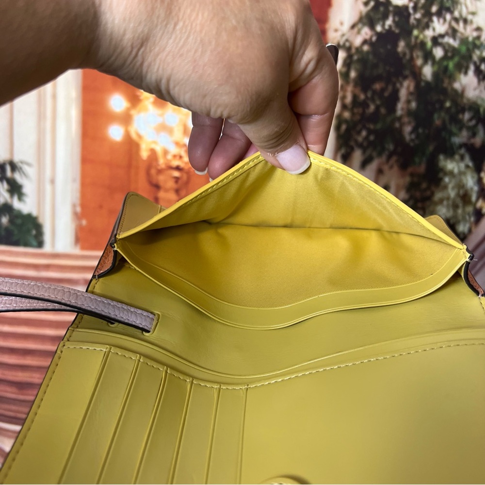 Coach Slim Wallet In Colorblock - Picture 7 of 11
